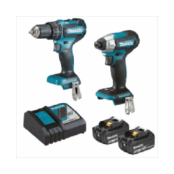 Makita Rotomartillo de Batería DLX2416X1, Inalámbrico, 1/2"